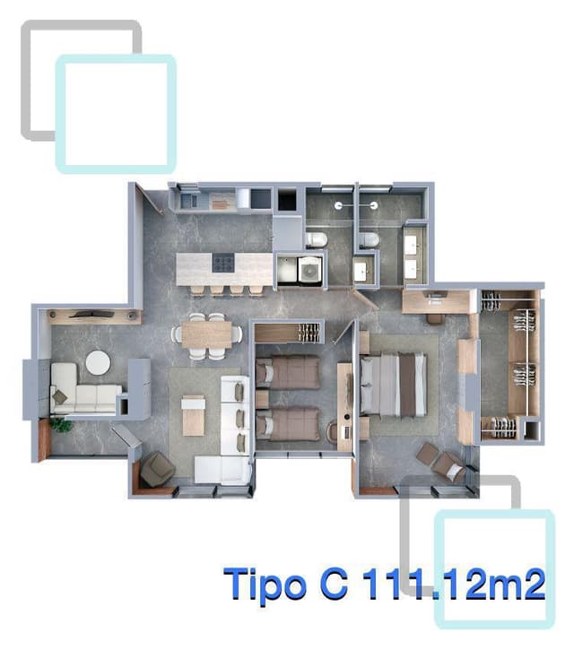VENTA DE DEPARTAMENTOS EN VALLE PONIENTE ZONA SANTA CATARINA