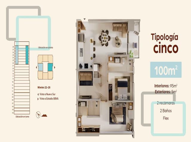 DEPARTAMENTO EN VENTA NUEVO SUR ZONA MONTERREY