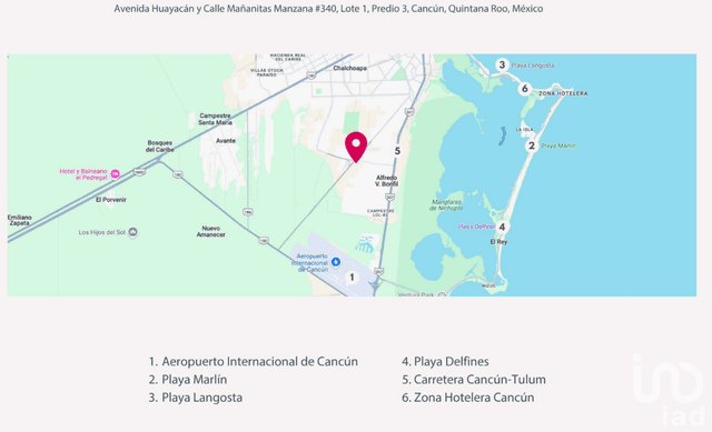 Departamento en venta Cancun QR