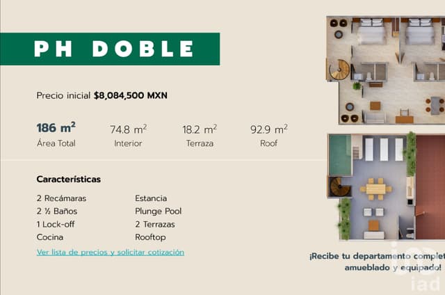 Condo con 53 departamentos y Penthouses en Región 15!