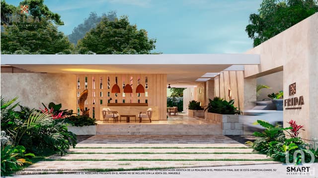 VILLA DE 1 RECAMARA EN PREVENTA, EN RESIDENCIAL FRIDA, CONKAL, YUCATÁN