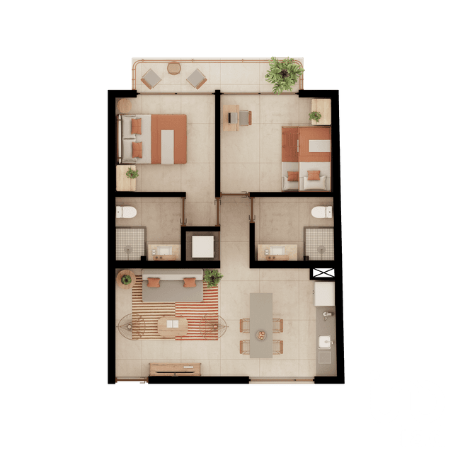 DEPARTAMENTO EN VENTA, PUNTA ZICATELA, PUERTO ESCONDIDO