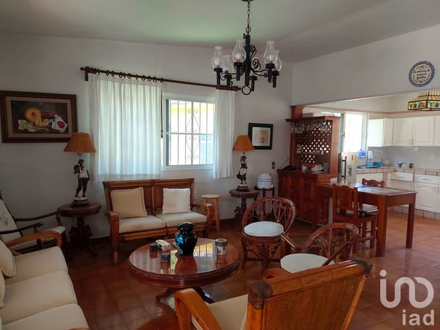 Casa 1 nivel con 2 bungalows, 5 rec+amaras alberca, jardín y seguridad.