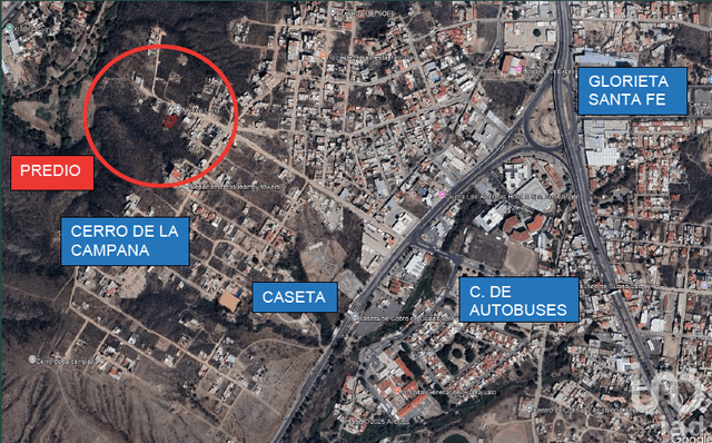 Lote / Terreno en venta cerca de la Terminal Central de Autobuses de Guanajuato