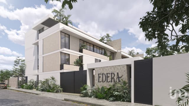 Departamento de dos recamaras con terraza en preventa en Colonia Maya