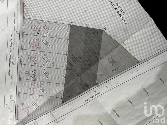 Terreno en Venta San Juan del Rio S/N San Isidro San Martin Texmelucan Puebla