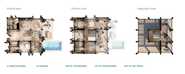 Exclusive Villas 4BR by Sordo Madaleno inside a beachfront Golf Course