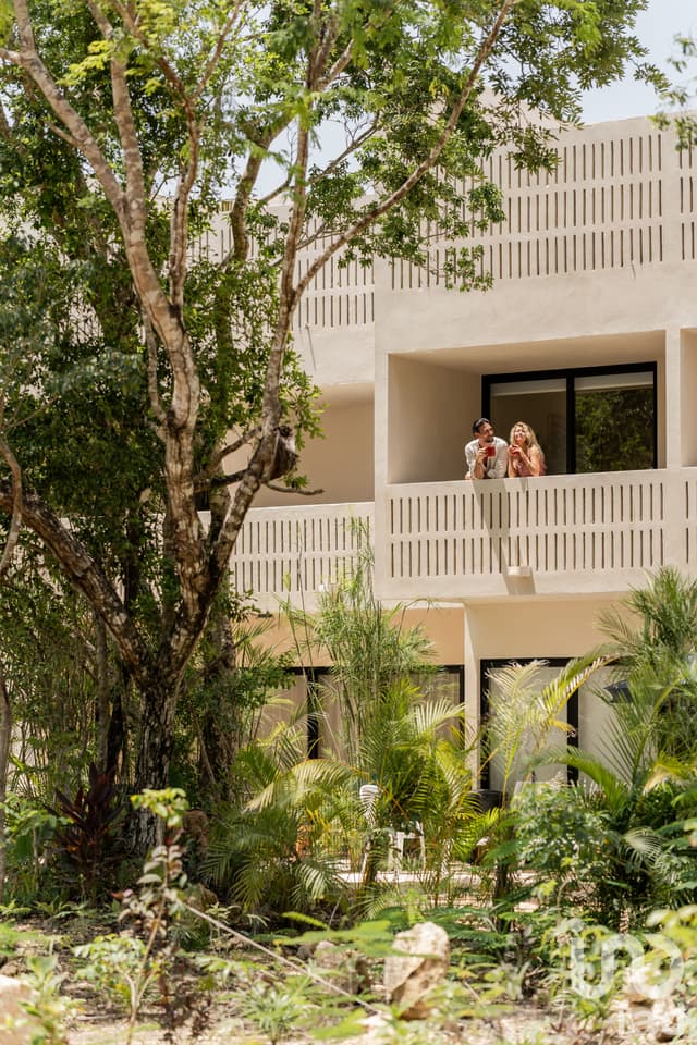Departamento con jardin en Tulum Q.Roo