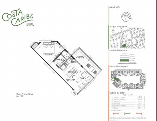 Estudio 1 recamara, Aldea Zama Tulum Q:Roo