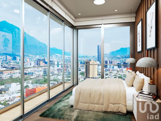 Departamento en Venta en el Centro de Monterrey Unico con Diseños Contemporáneos