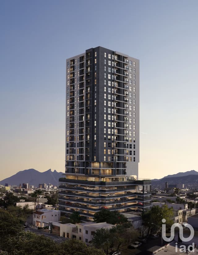 Departamento en Venta en el Centro de Monterrey Unico con Diseños Contemporáneos