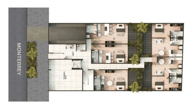 Venta de departamento en la Roma