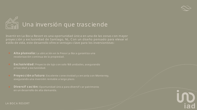 Departamento en resort de lujo a la orilla de Presa La Boca en Nuevo León 172.8 m²