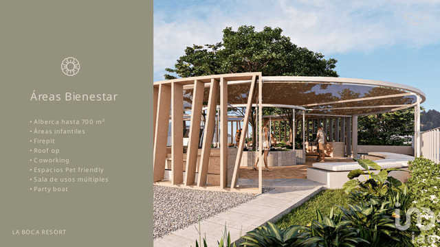 Departamento en resort de lujo a la orilla de Presa La Boca en Nuevo León 74 m²