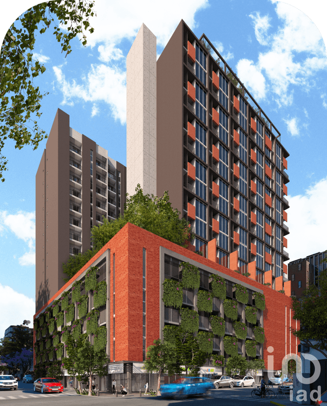 Departamento en preventa en Distrito Madero en el Centro de Monterrey 60.89 m²