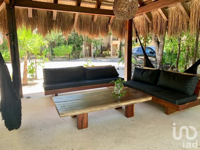 Villa en Tulum, aldea Zamá 3 habitaciones