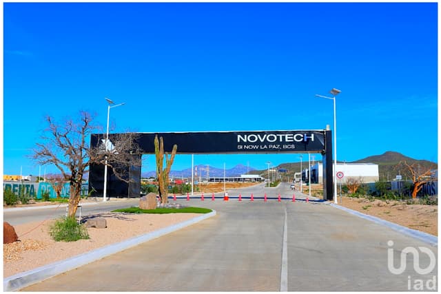 Se vende excelente terreno dentro de parque logístico industrial sobre carretera en La Paz, BCS