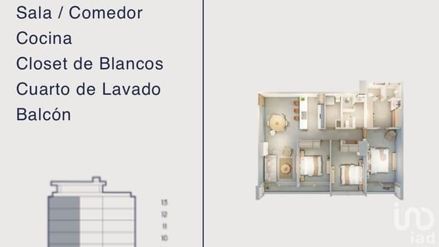 Departamento en venta , en Calle Justo Sierra 2620