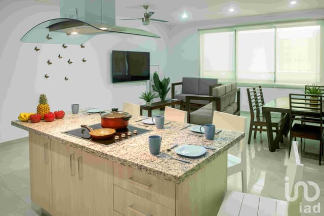 Departamento amueblado en venta, 2 Recamaras, 2 baños. Nuevo centro, Playa del Carmen. Quintana Roo