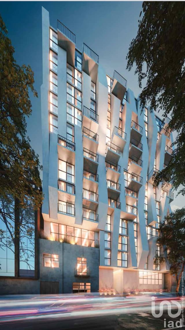 Se vende departamento loft para estrenar con balcón , Vista al Monumento de la Revolución