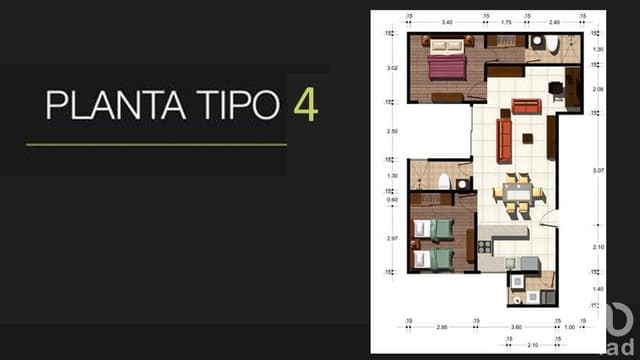 Departamento en preventa en Colonia Miravalle