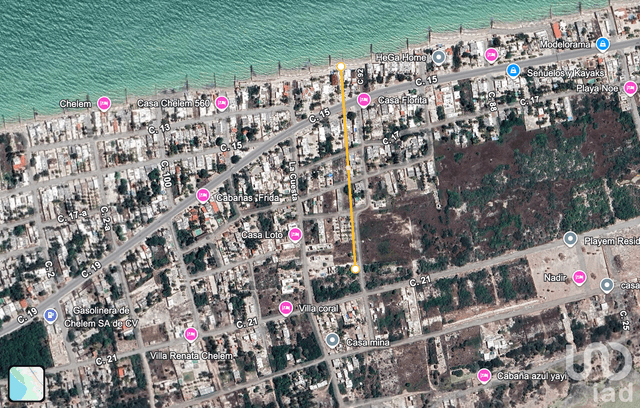 TERRENO EN VENTA CERCA DE LA PLAYA EN CHELEM PROGRESO YUCATAN