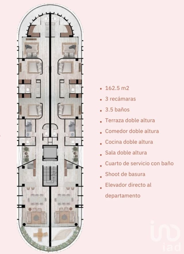 Departamento en venta en Telchac, Yucatán.