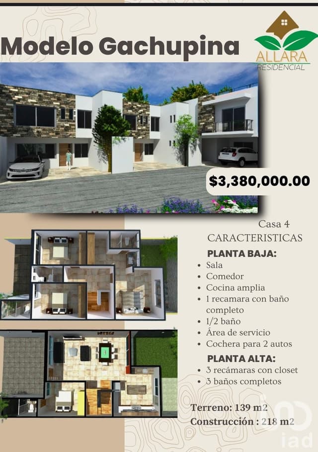 Venta de casa 6 en Indeco ánimas en Xalapa