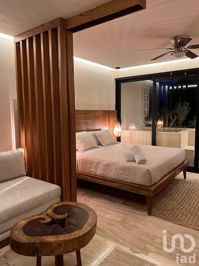 Departamento en Venta en Tulum listo para Airbnb con jacuzzi privado y entrega inmediata