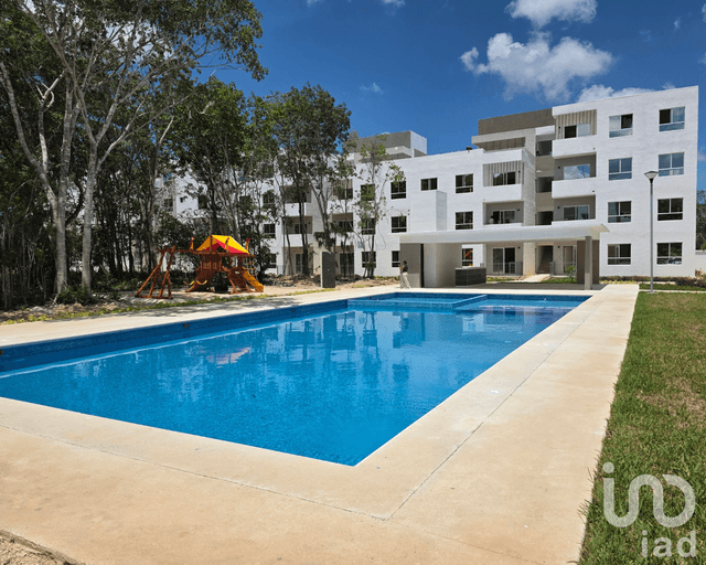Departamento Nuevo (Planta Baja) en Venta en Cancún, Residencial con Amenidades en Zona Norte