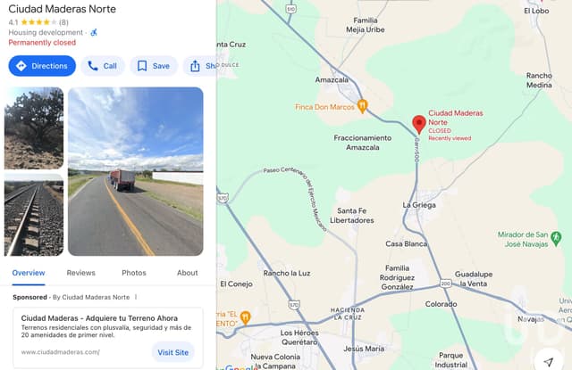 Terreno en Venta 144 m2, Ciudad Maderas Norte Condominio Ciruelo 65