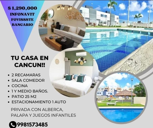 Venta Casa en Cancun!!